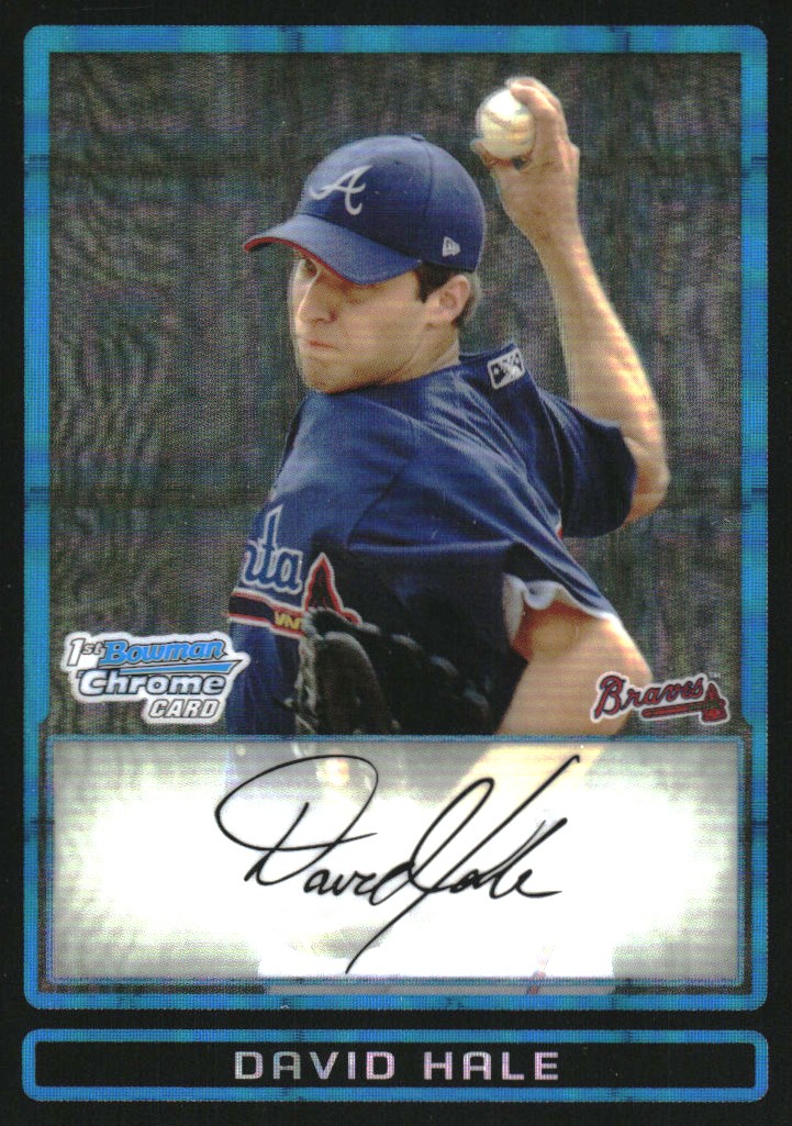 2009 Bowman Chrome Draft Prospects X-Fractors #BDPP46 David Hale