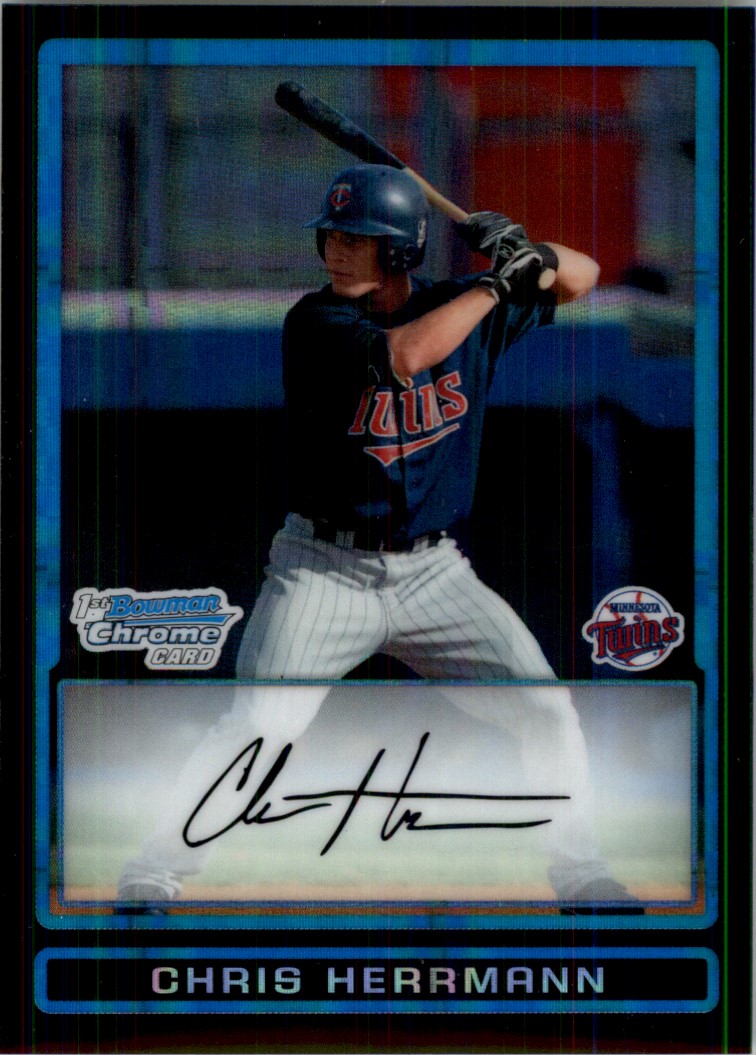2009 Bowman Chrome Draft Prospects X-Fractors #BDPP57 Chris Herrmann