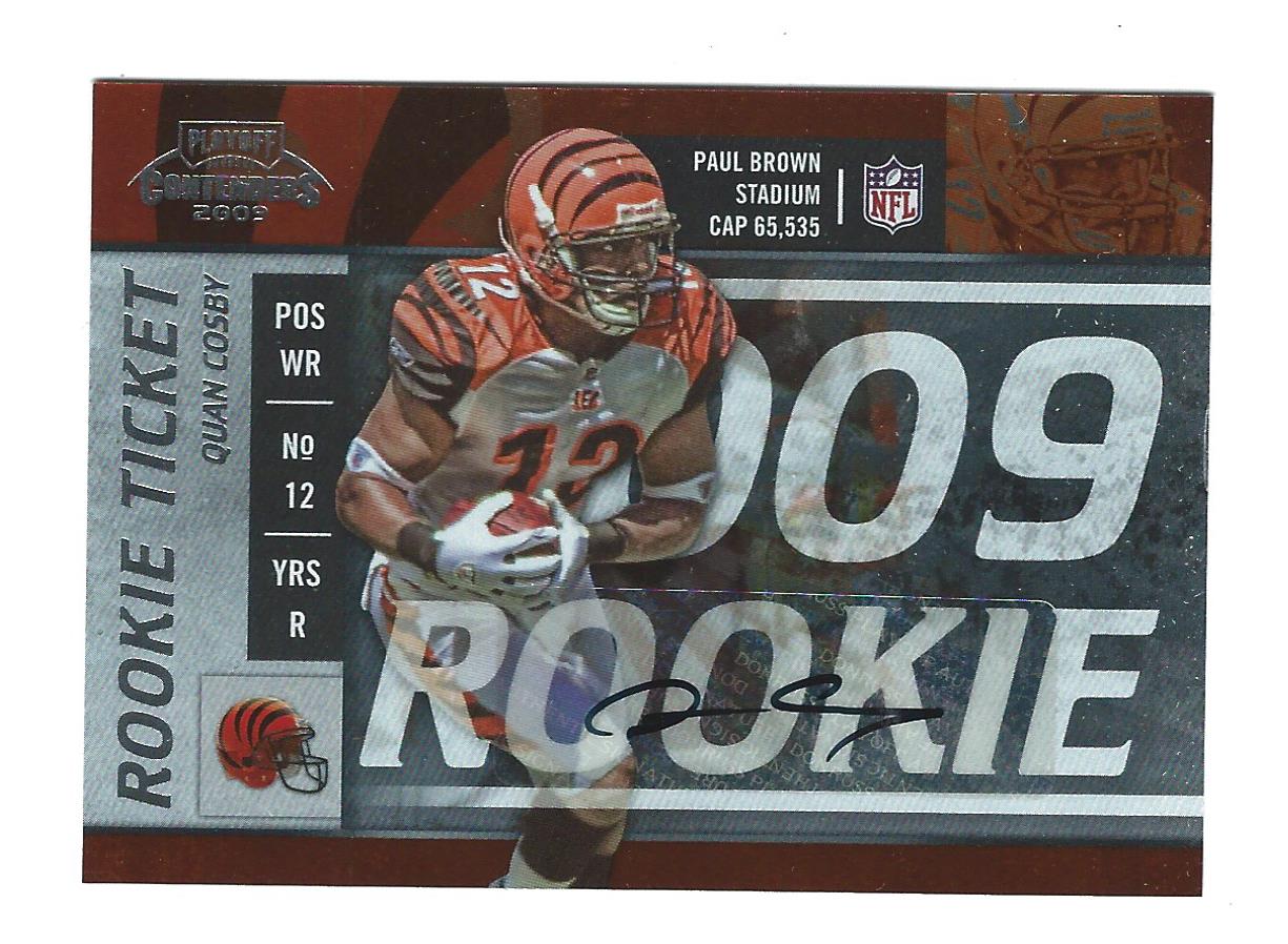 2009 Playoff Contenders #193 Quan Cosby AU/311* RC