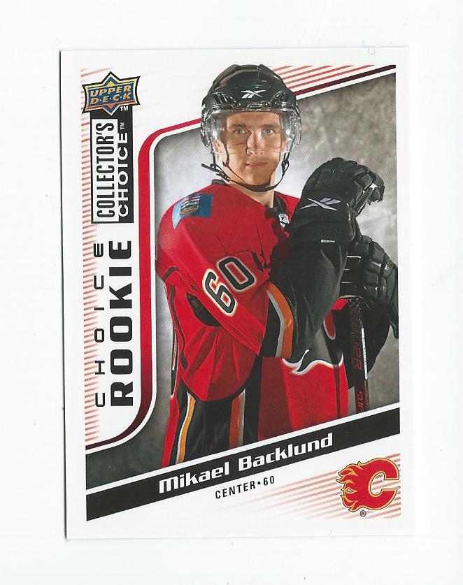 2009-10 Collector's Choice #241 Mikael Backlund RC