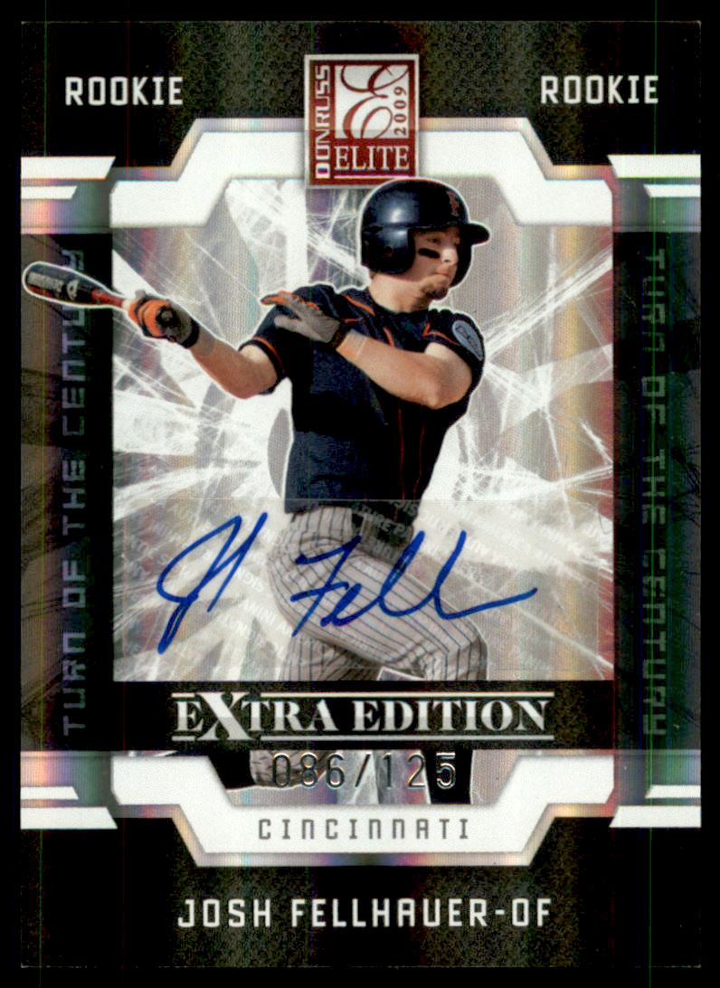 2009 Donruss Elite Extra Edition Signature Turn of the Century #95 Josh Fellhauer AU/125