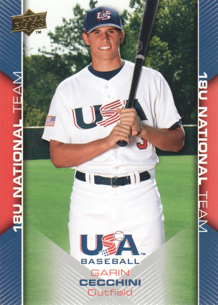 2009-10 USA Baseball #USA25 Garin Cecchini
