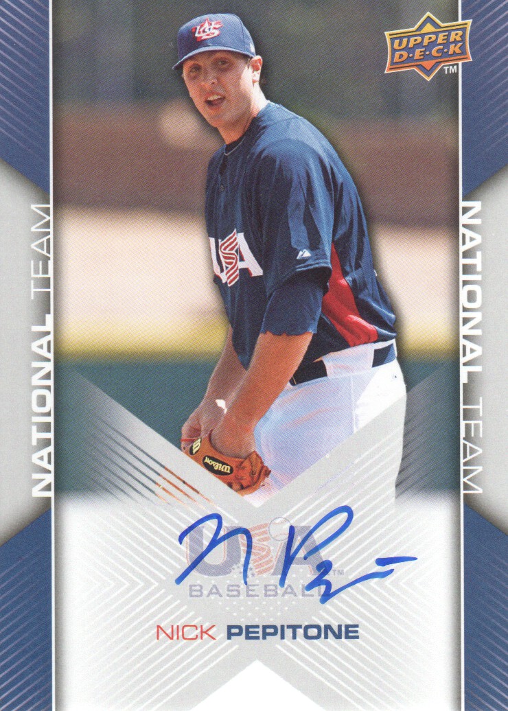 2009-10 USA Baseball #USA66 Nick Pepitone AU
