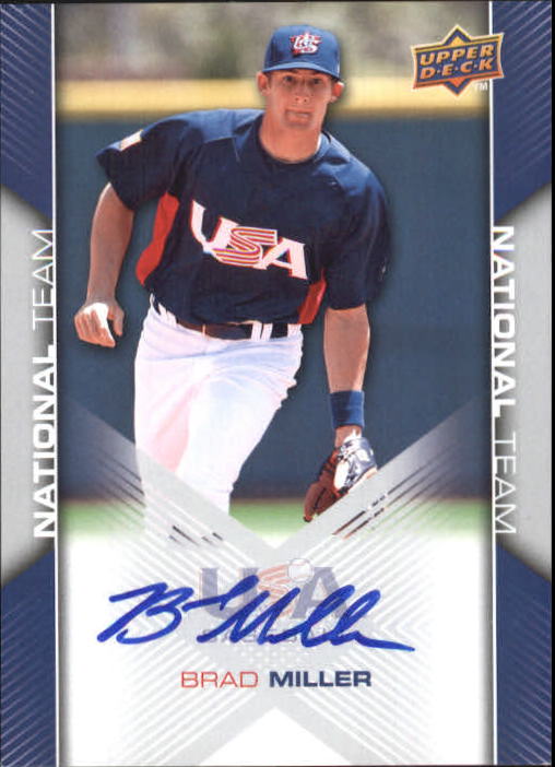 2009-10 USA Baseball #USA77 Brad Miller AU