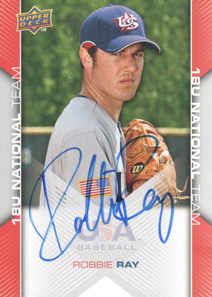 2009-10 USA Baseball #USA106 Robbie Ray AU