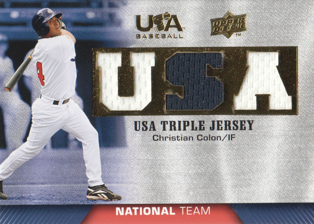 2009-10 USA Baseball National Team Jerseys #CC Christian Colon