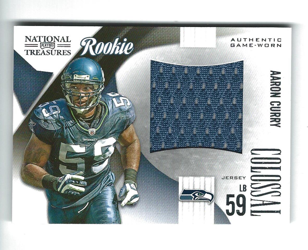 2009 Playoff National Treasures Rookie Colossal Materials #14 Aaron Curry