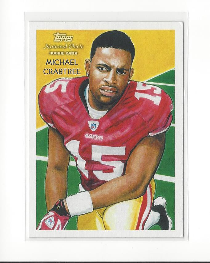 2009 Topps National Chicle #151 Michael Crabtree RC