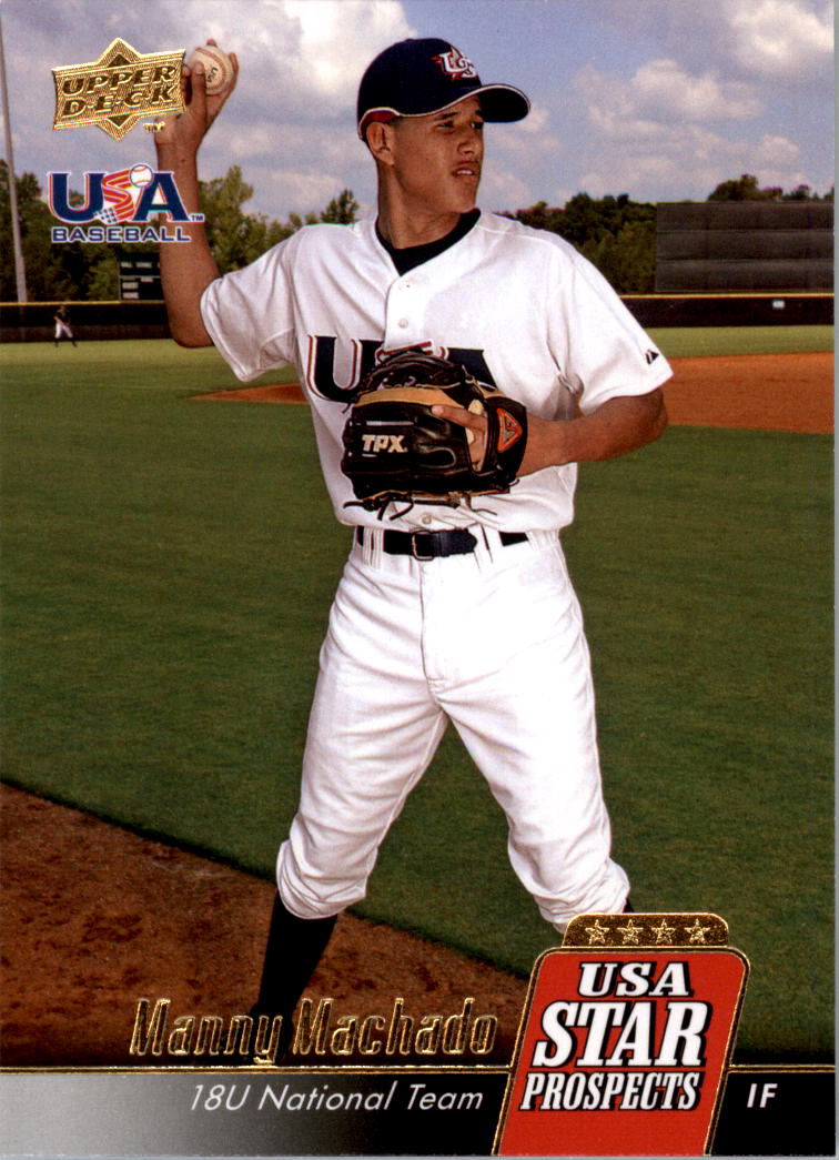 2009 Upper Deck Signature Stars USA Star Prospects #USA10 Manny Machado