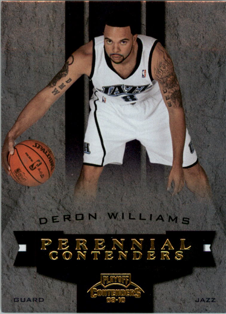 2009-10 Playoff Contenders Perennial Contenders Gold #17 Deron Williams