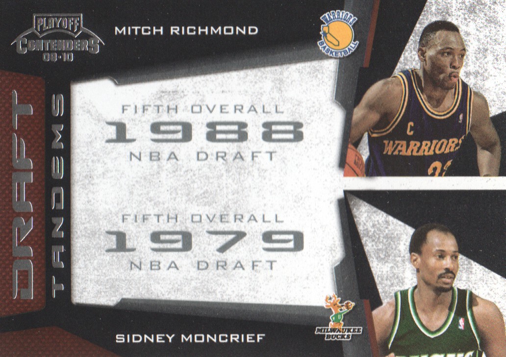2009-10 Playoff Contenders Draft Tandems #11 Mitch Richmond/Sidney Moncrief
