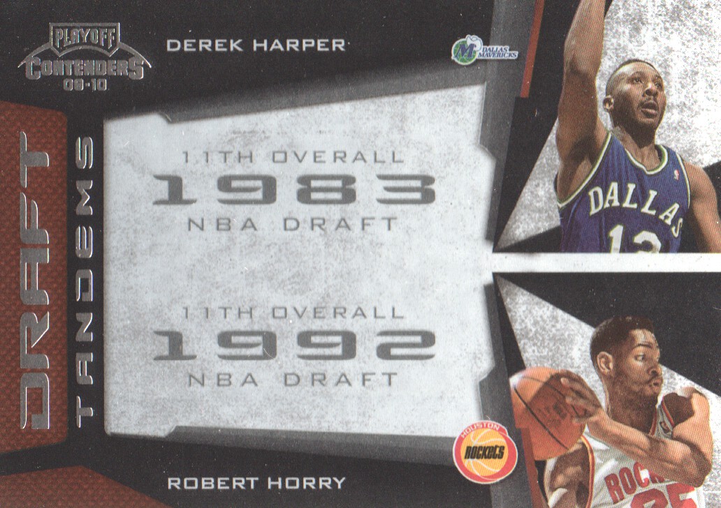 2009-10 Playoff Contenders Draft Tandems #14 Derek Harper/Robert Horry