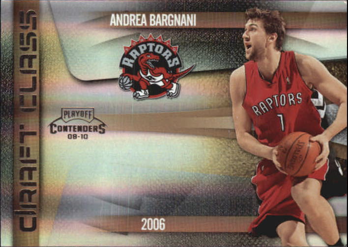 2009-10 Playoff Contenders Draft Class Black #1 Andrea Bargnani
