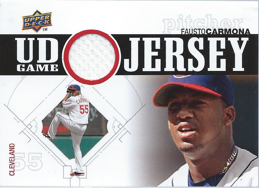 2010 Upper Deck UD Game Jersey #FC Fausto Carmona