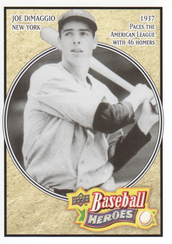 2010 Upper Deck Baseball Heroes #BH1 Joe DiMaggio