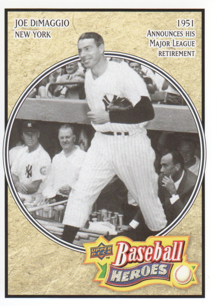2010 Upper Deck Baseball Heroes #BH7 Joe DiMaggio