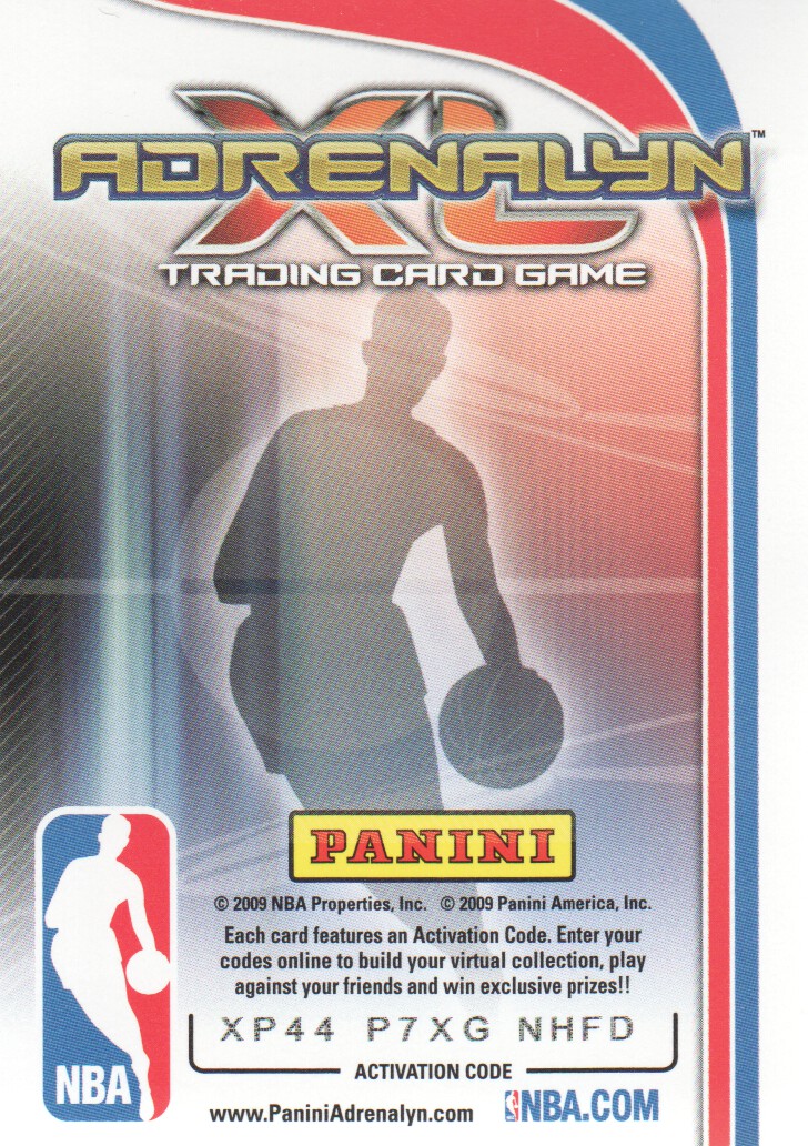 2009-10 Adrenalyn XL Extra #28 Hakim Warrick back image