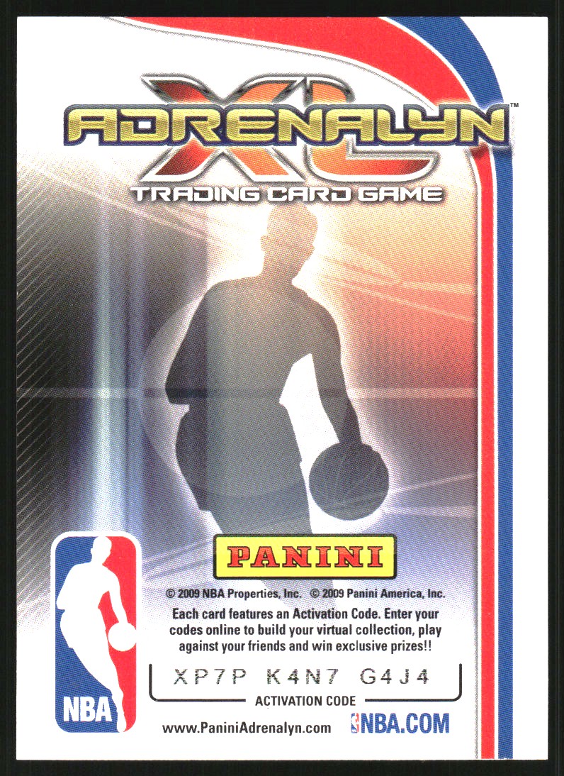 2009-10 Adrenalyn XL Ultimate Signature #14 Stephen Jackson back image