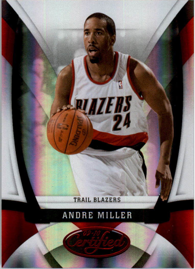 2009-10 Certified Mirror Red #37 Andre Miller