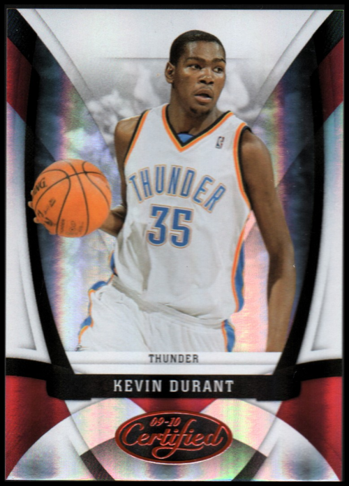 2009-10 Certified Mirror Red #43 Kevin Durant