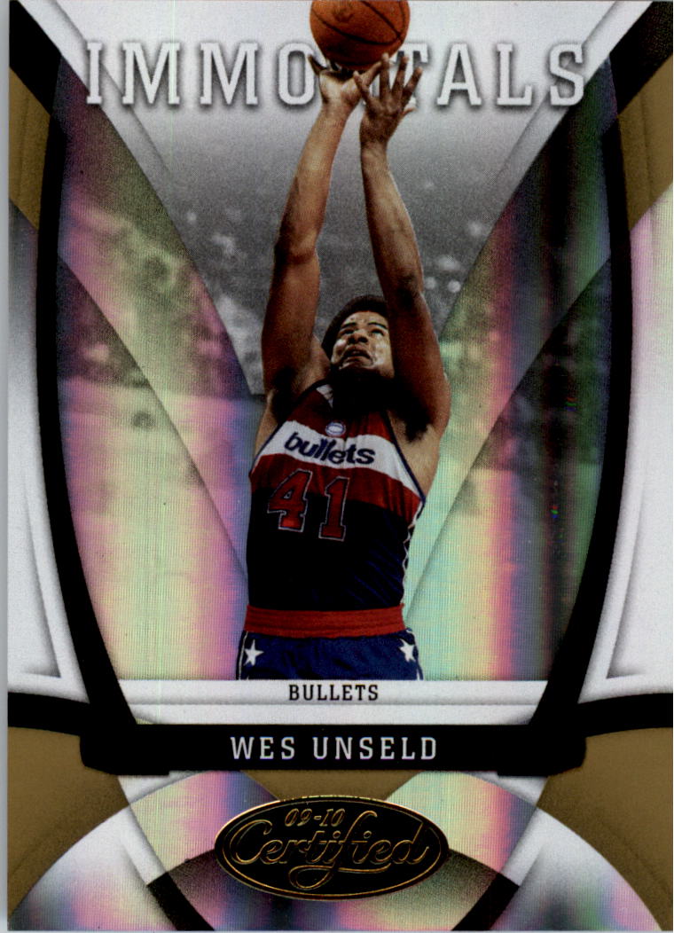 2009-10 Certified Mirror Gold #169 Wes Unseld