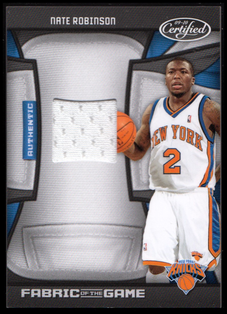 2009-10 Certified Fabric of the Game #92 Nate Robinson/250