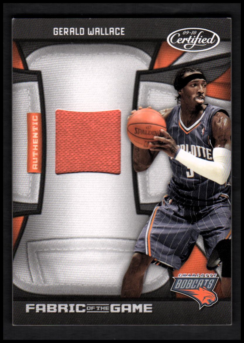 2009-10 Certified Fabric of the Game #132 Gerald Wallace/250