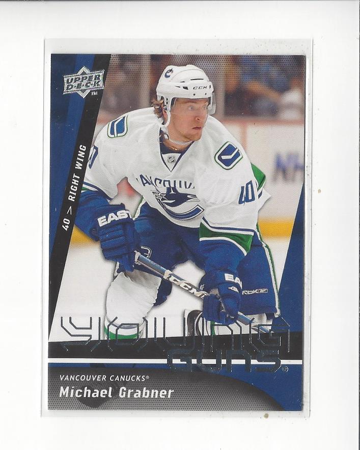 2009-10 Upper Deck #494 Michael Grabner YG RC