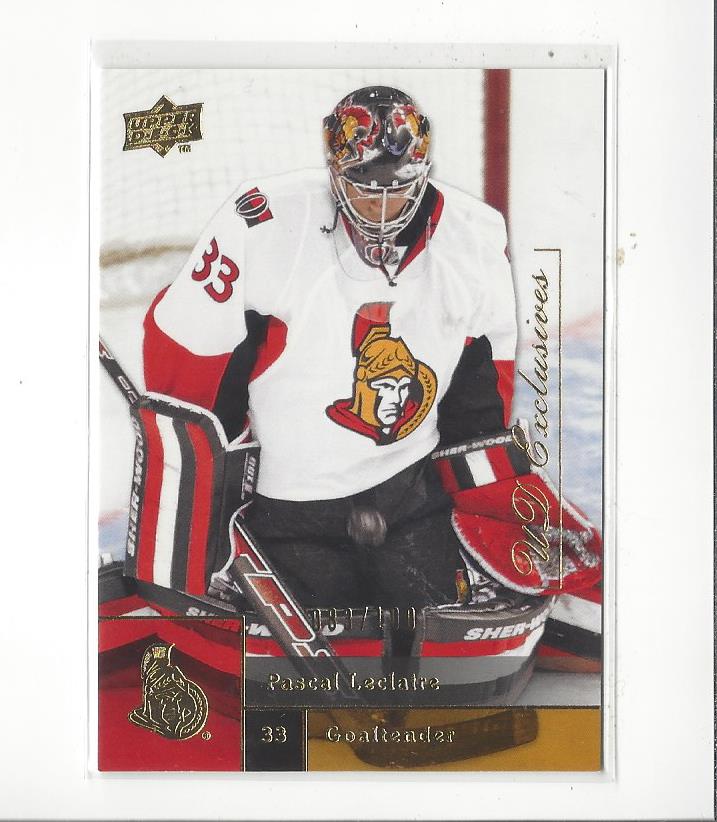 2009-10 Upper Deck Exclusives #275 Pascal Leclaire