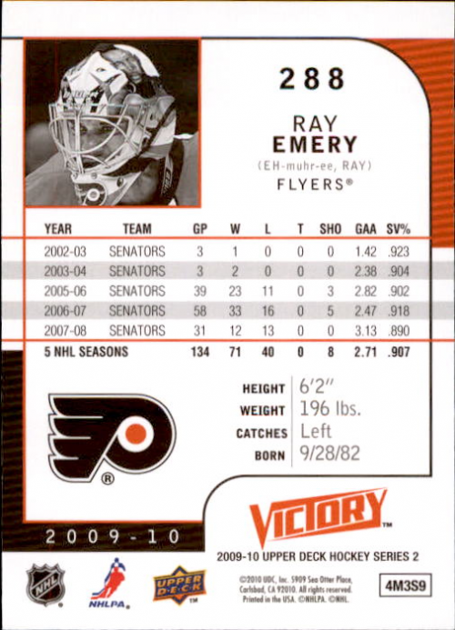 B5458- 2009-10 Upper Deck Victory Hk 1-340 +Inserts -You Pick- 15+ FREE US SHIP - Picture 411 of 429