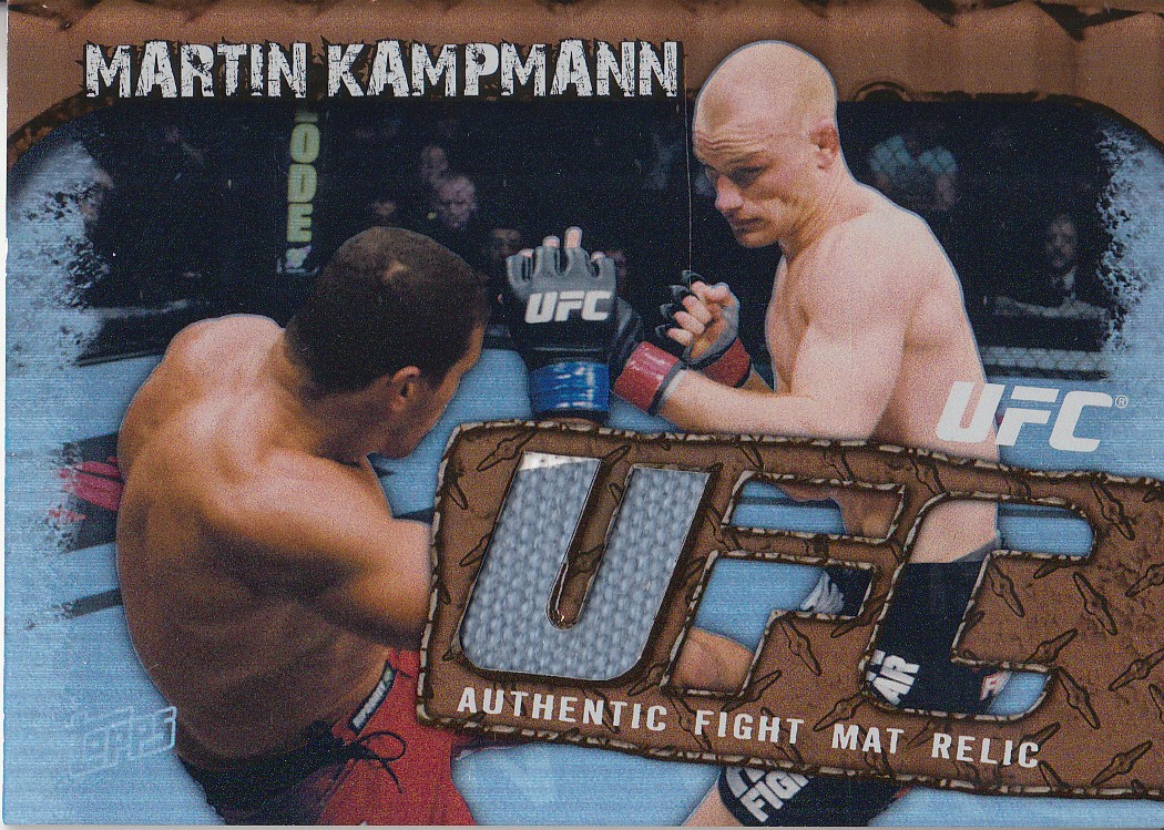 2010 Topps UFC Main Event Fight Mat Relics Bronze #FMRMK Martin Kampmann