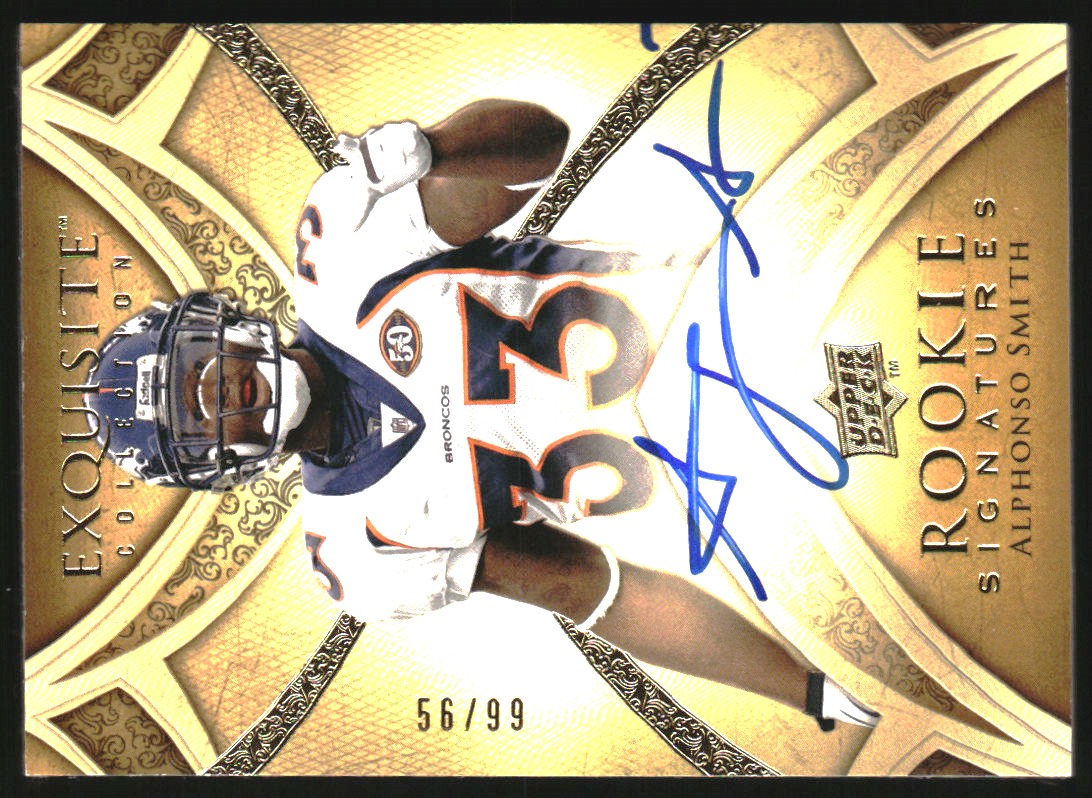 2009 Exquisite Collection #142 Alphonso Smith AU RC