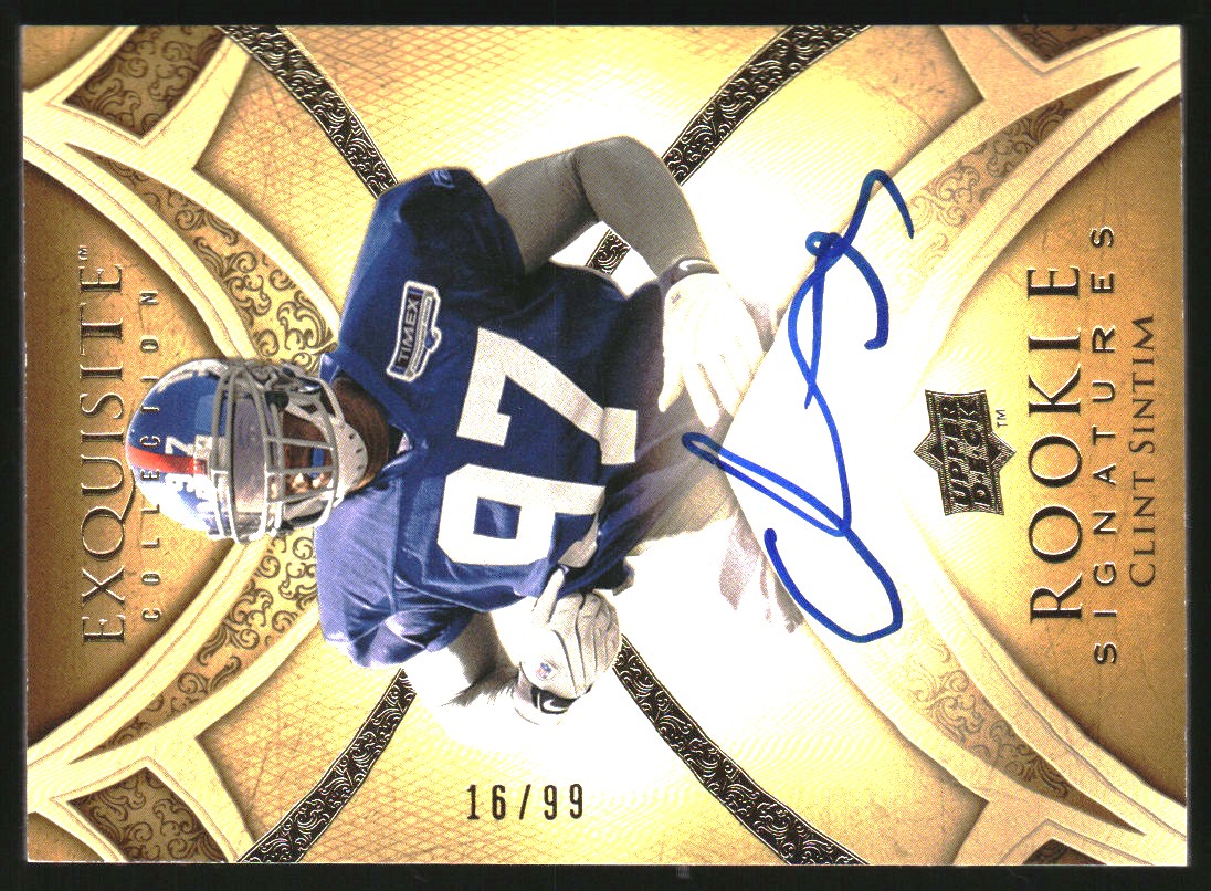 2009 Exquisite Collection #143 Clint Sintim AU RC