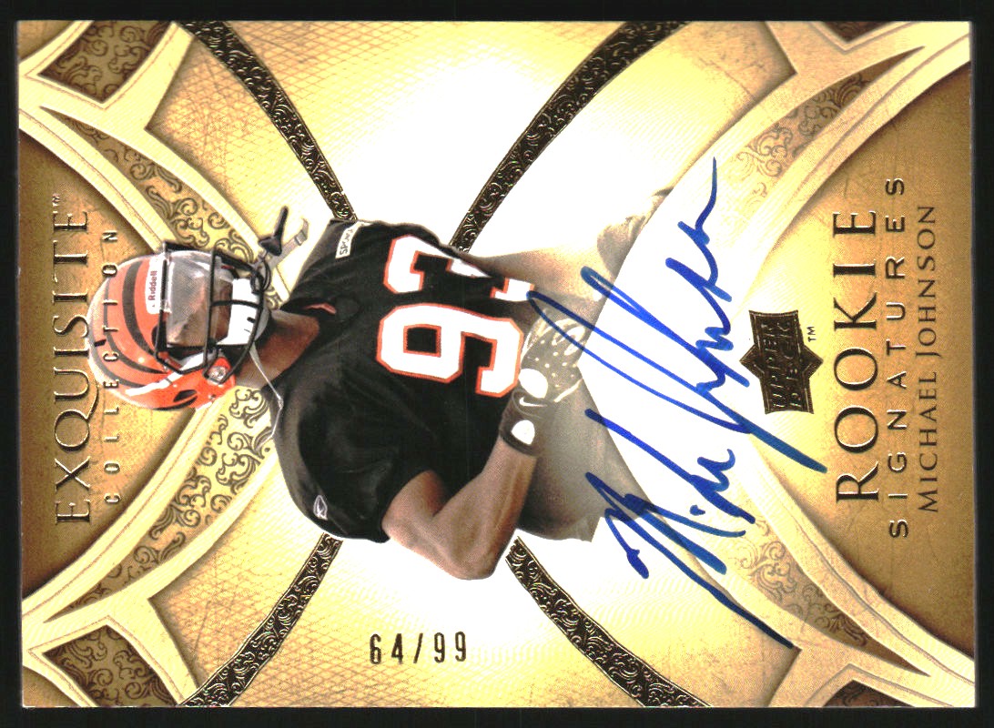 2009 Exquisite Collection #146 Michael Johnson AU RC