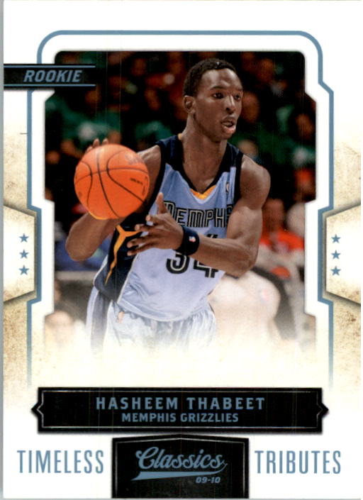 2009-10 Classics Timeless Tributes Platinum #162 Hasheem Thabeet