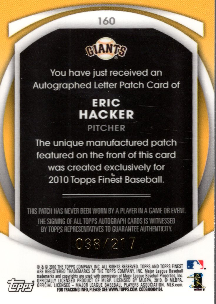 2010 Finest Baseball Card Pick (Base) - Picture 263 of 267