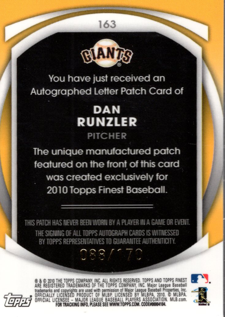 2010 Finest Baseball Card Pick (Base) - Picture 265 of 267