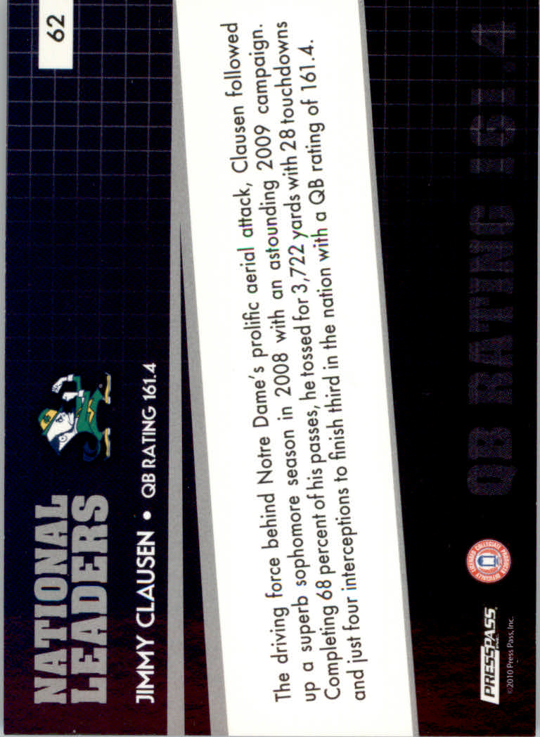 2010 Press Pass Football "Parallel" Cards - Picture 27 of 27