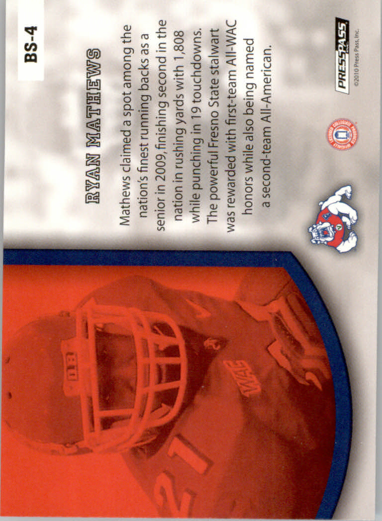 2010 Press Pass Football "Insert" Cards - Picture 5 of 11