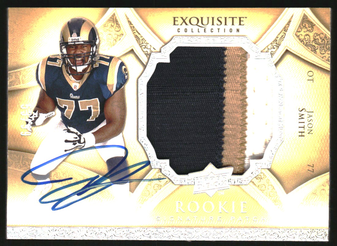 2009 Exquisite Collection Rookie Silver Holofoil #176 Jason Smith JSY AU