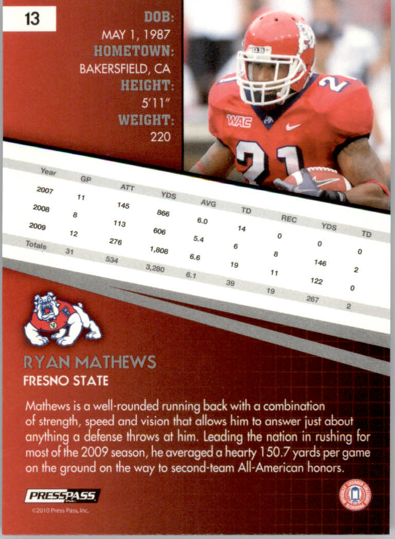 2010 Press Pass Football "Parallel" Cards - Picture 7 of 27