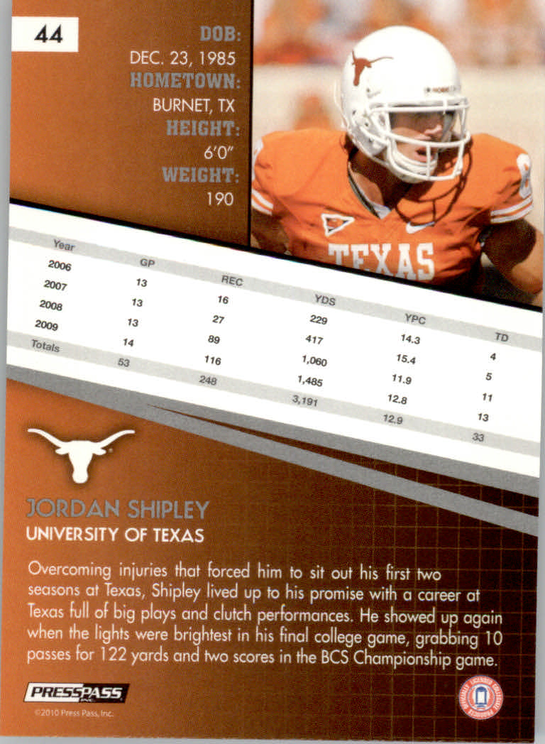 2010 Press Pass Football "Parallel" Cards - Picture 19 of 27