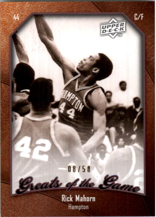 2009-10 Greats of the Game 50 #33 Rick Mahorn