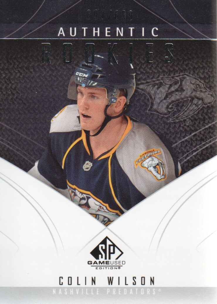 2009-10 SP Game Used #173 Colin Wilson RC