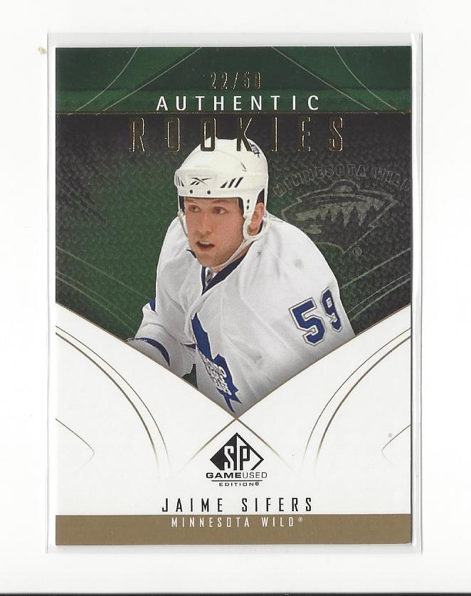 2009-10 SP Game Used Gold #159 Jaime Sifers