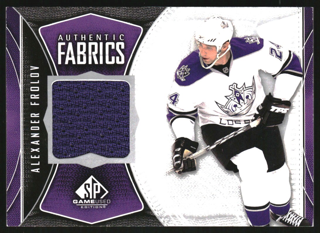 2009-10 SP Game Used Authentic Fabrics #AFAF Alexander Frolov