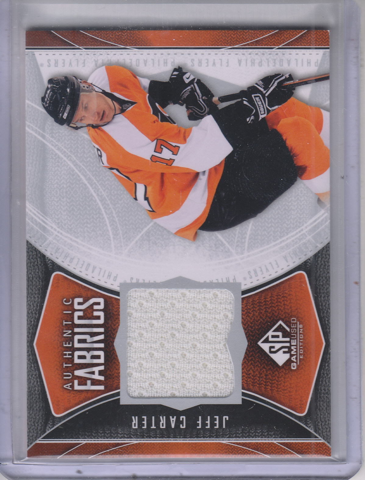 2009-10 SP Game Used Authentic Fabrics #AFJC Jeff Carter