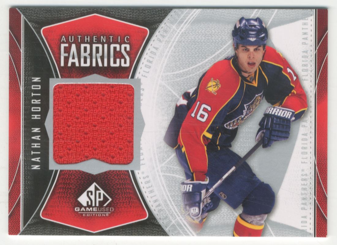 2009-10 SP Game Used Authentic Fabrics #AFNH Nathan Horton