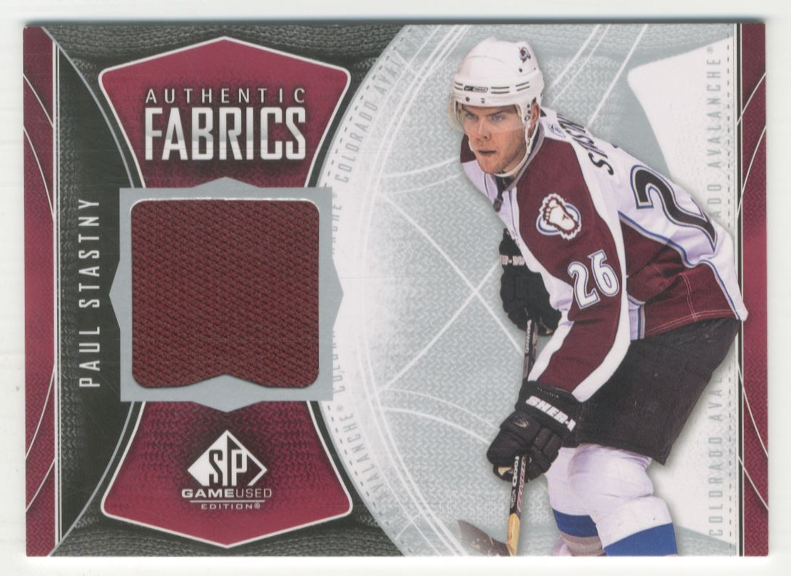 2009-10 SP Game Used Authentic Fabrics #AFPA Paul Stastny