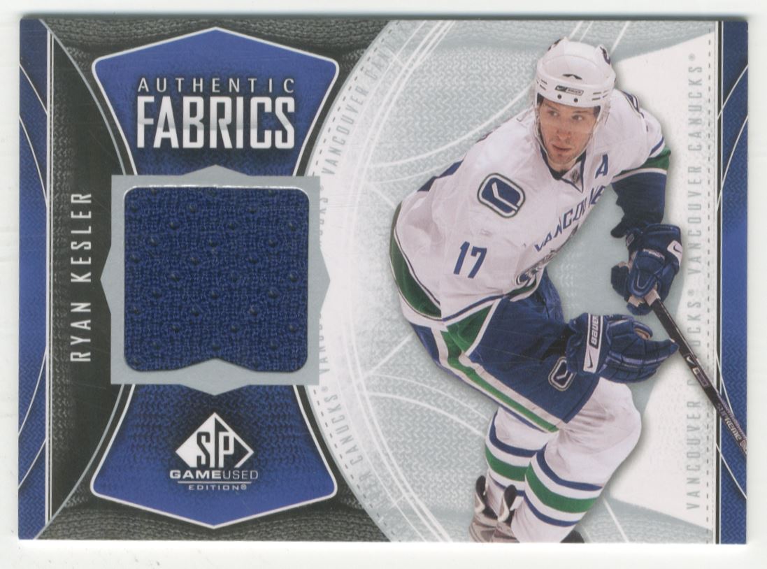 2009-10 SP Game Used Authentic Fabrics #AFRK Ryan Kesler